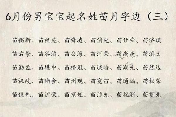 2019年6月26号寅时出生的男孩起名时要注意什么姓名